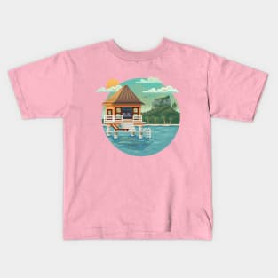 Tahitian Paradise Kids T-Shirt